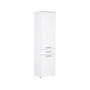 Hanah Home Armario Multiusos Blanco con Estantes y Cajón Adr-621-Pp-1
